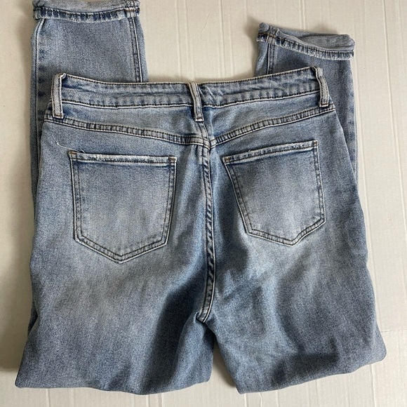 S.O.N.G Mom High Rise Mom Jeans - Light Blue - Picture 6 of 9